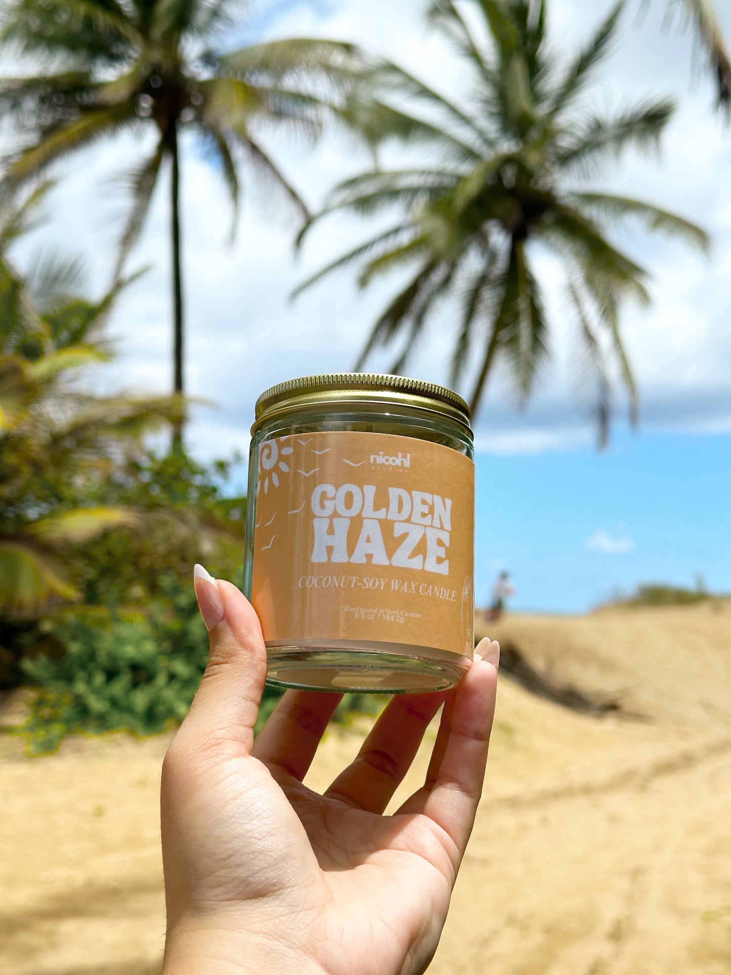 Golden Haze Coconut Soy Wax Candle