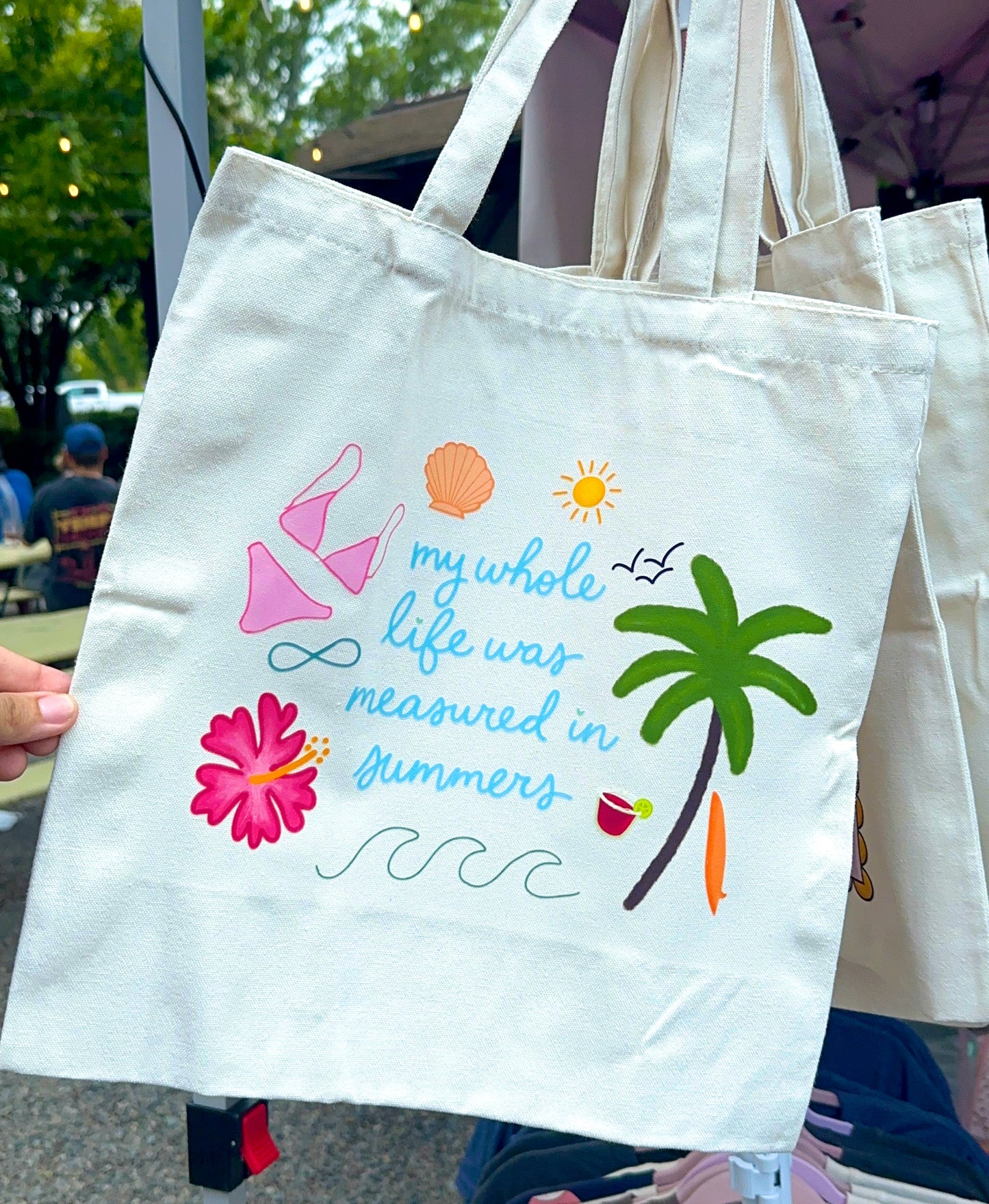 ‘My Whole Life Was Measured In Summers’ Tote Bag