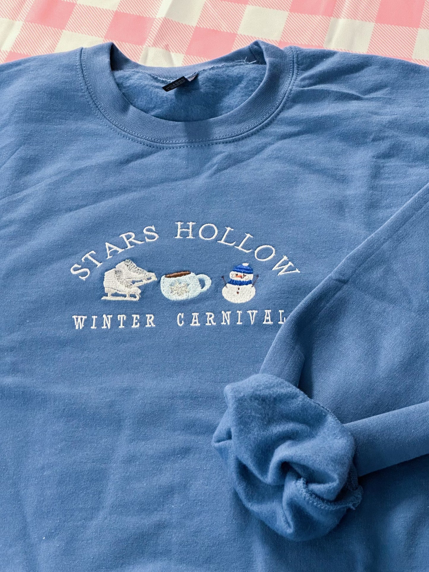 Stars Hollow Winter Carnival Embroidered Sweatshirt
