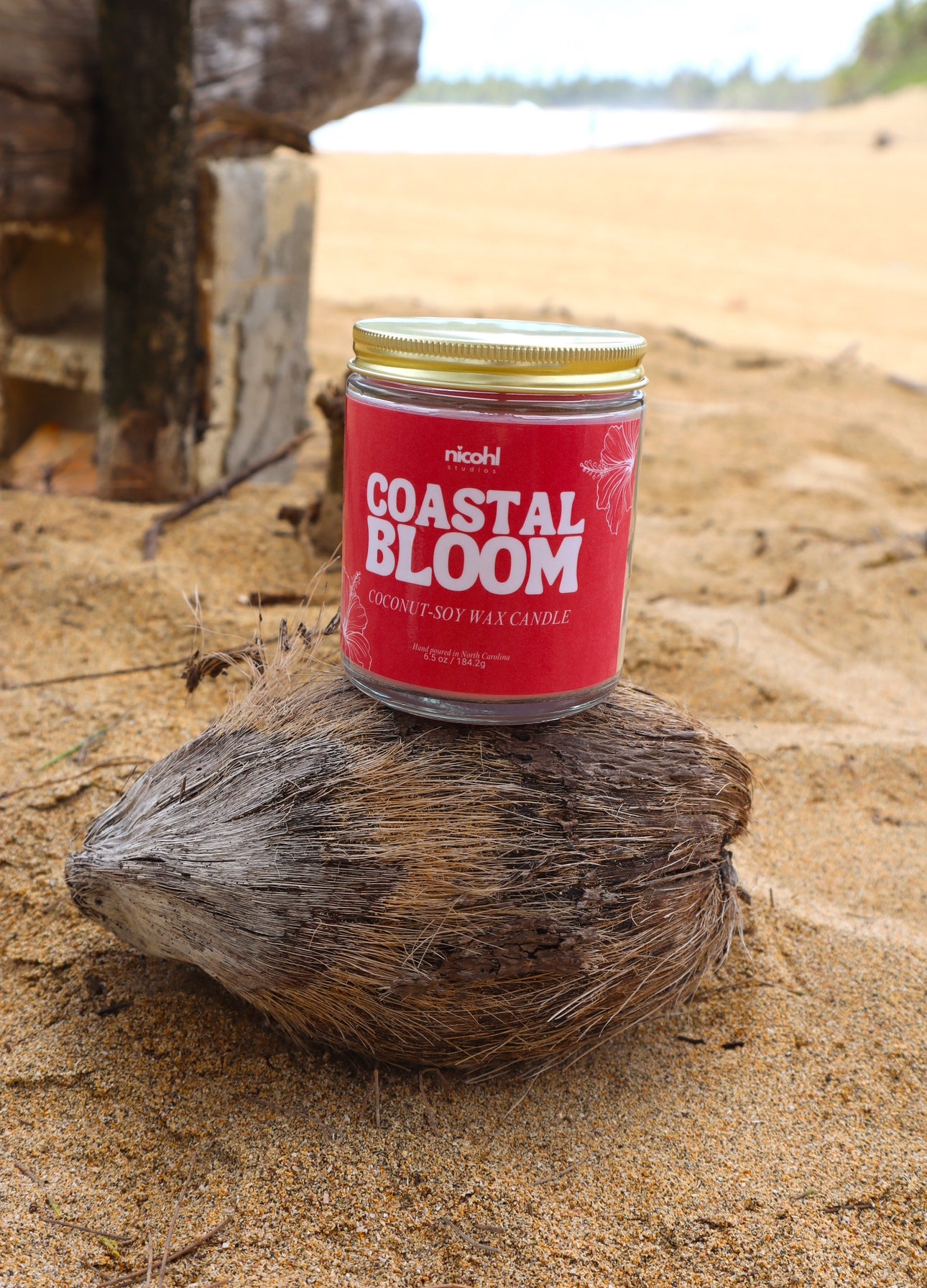 Coastal Bloom Coconut Soy Wax Candle