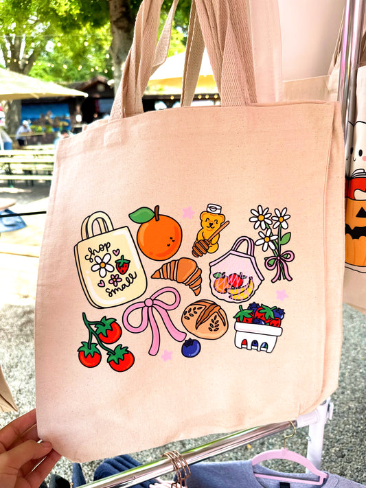 Farmers Market ‘Shop Small’ Tote Bag