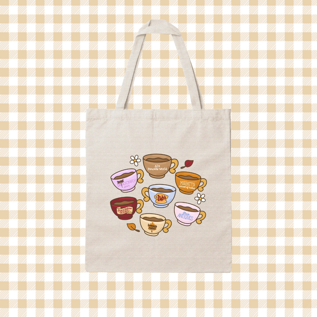 Stars Hollow Mugs Tote Bag