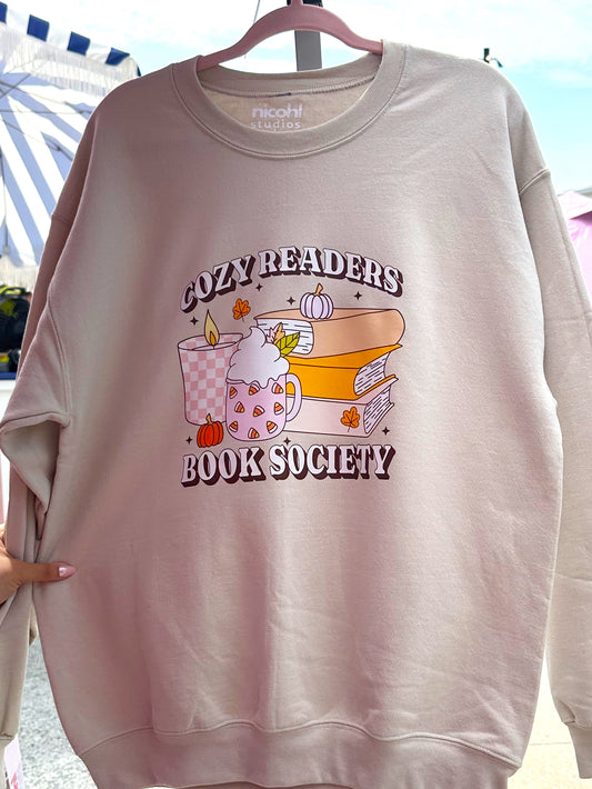 Cozy Readers Book Society Sweatshirt