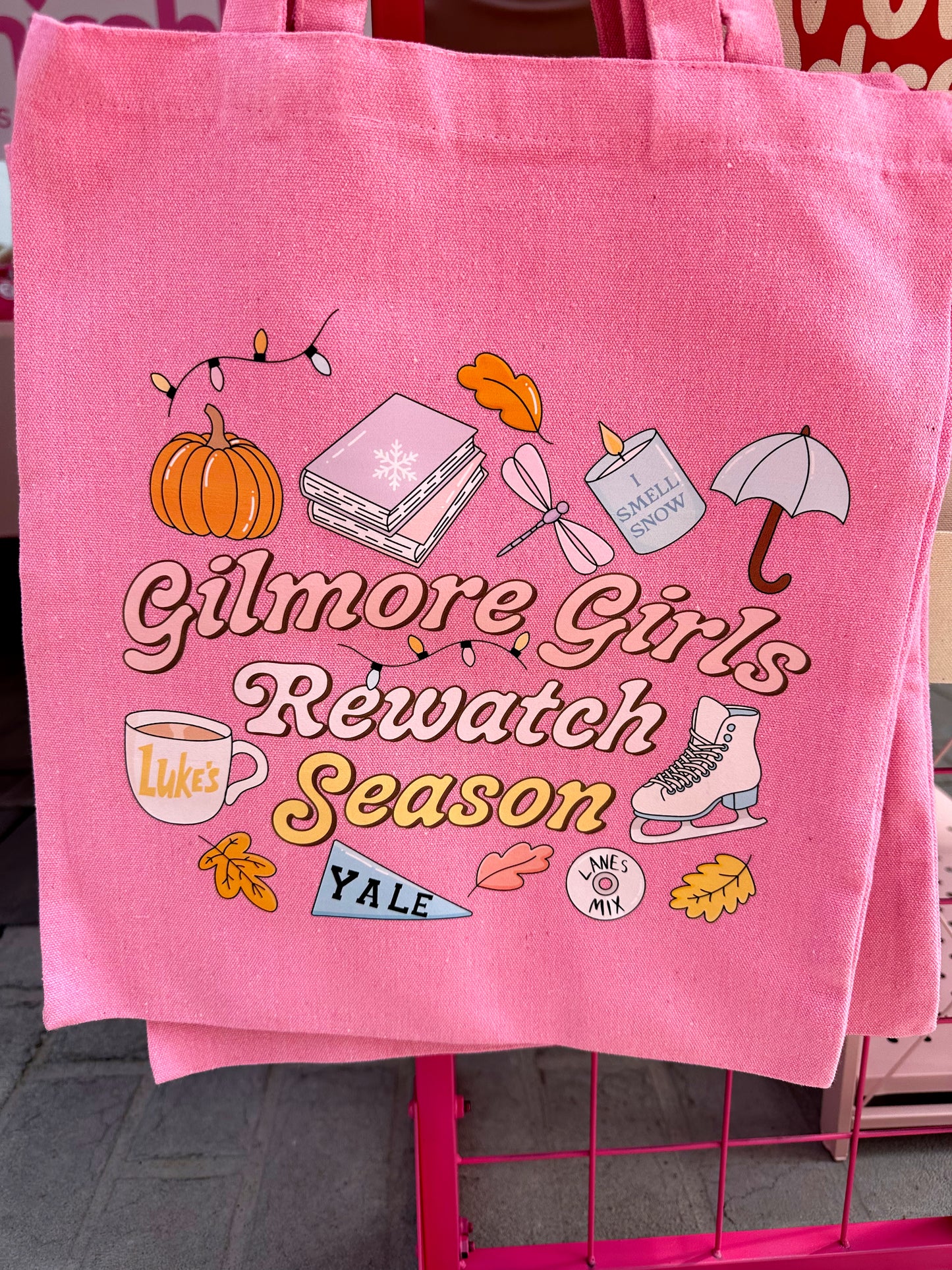 Pink Rewatch Season Tote Bag