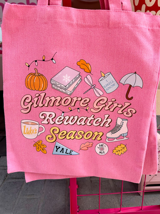 Pink Rewatch Season Tote Bag