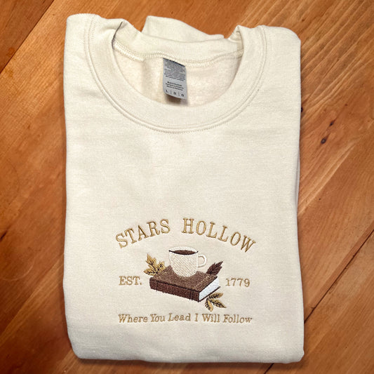 Stars Hollow Embroidered Sweatshirt