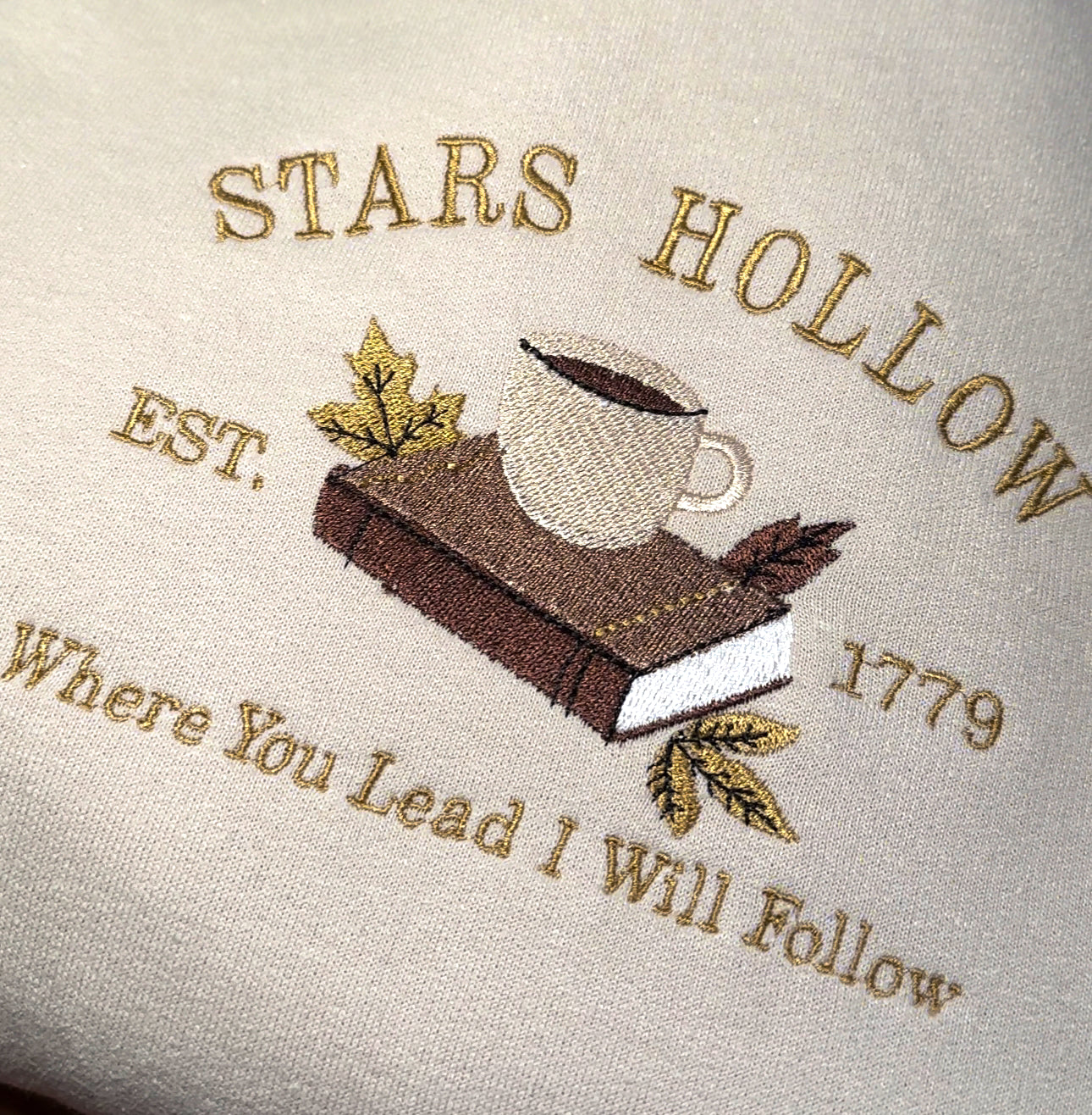 Stars Hollow Embroidered Sweatshirt