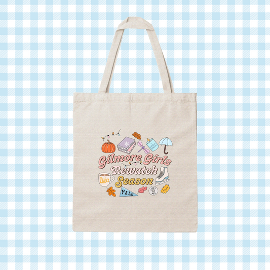 Gilmore Rewatch Season Tote Bag