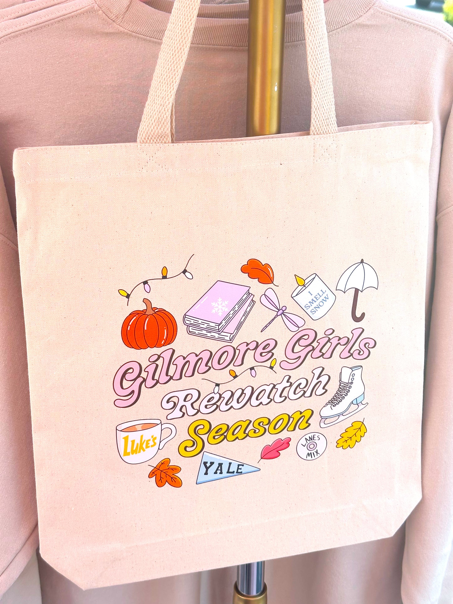 Gilmore Rewatch Season Tote Bag